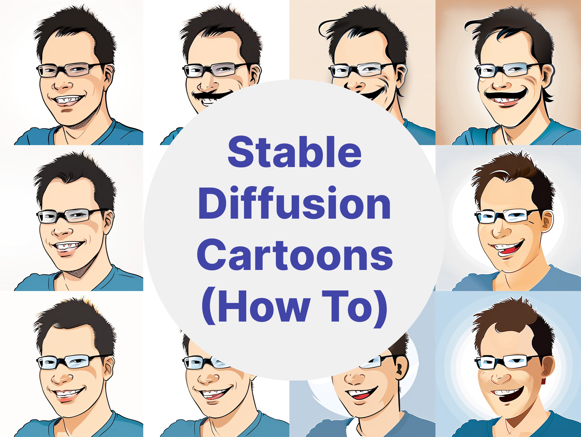 Turn Selfie Into Cartoon With Stable Diffusion Xuyun Zeng