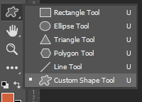 custom shape tool photoshop arrows